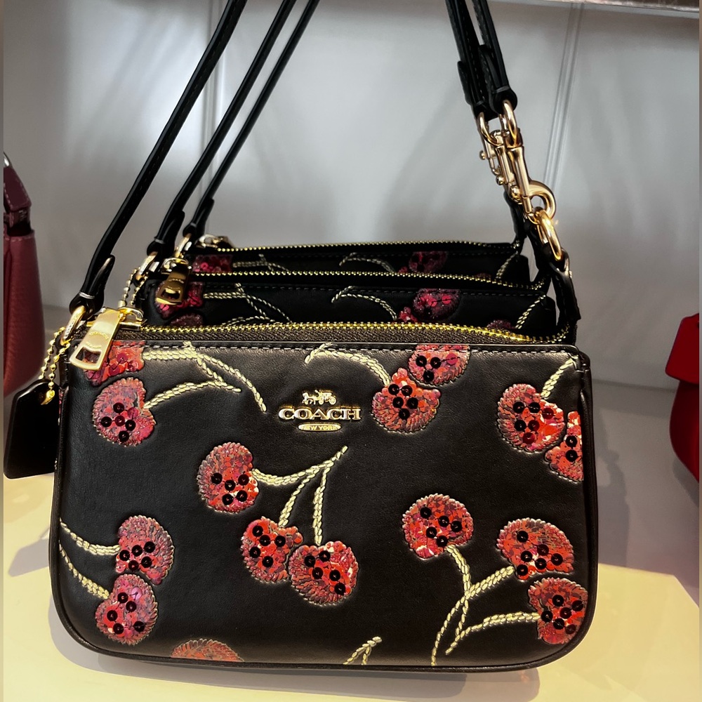 NWT coach Nolita 19 With Cherry Print ππ - Picture 4 of 7